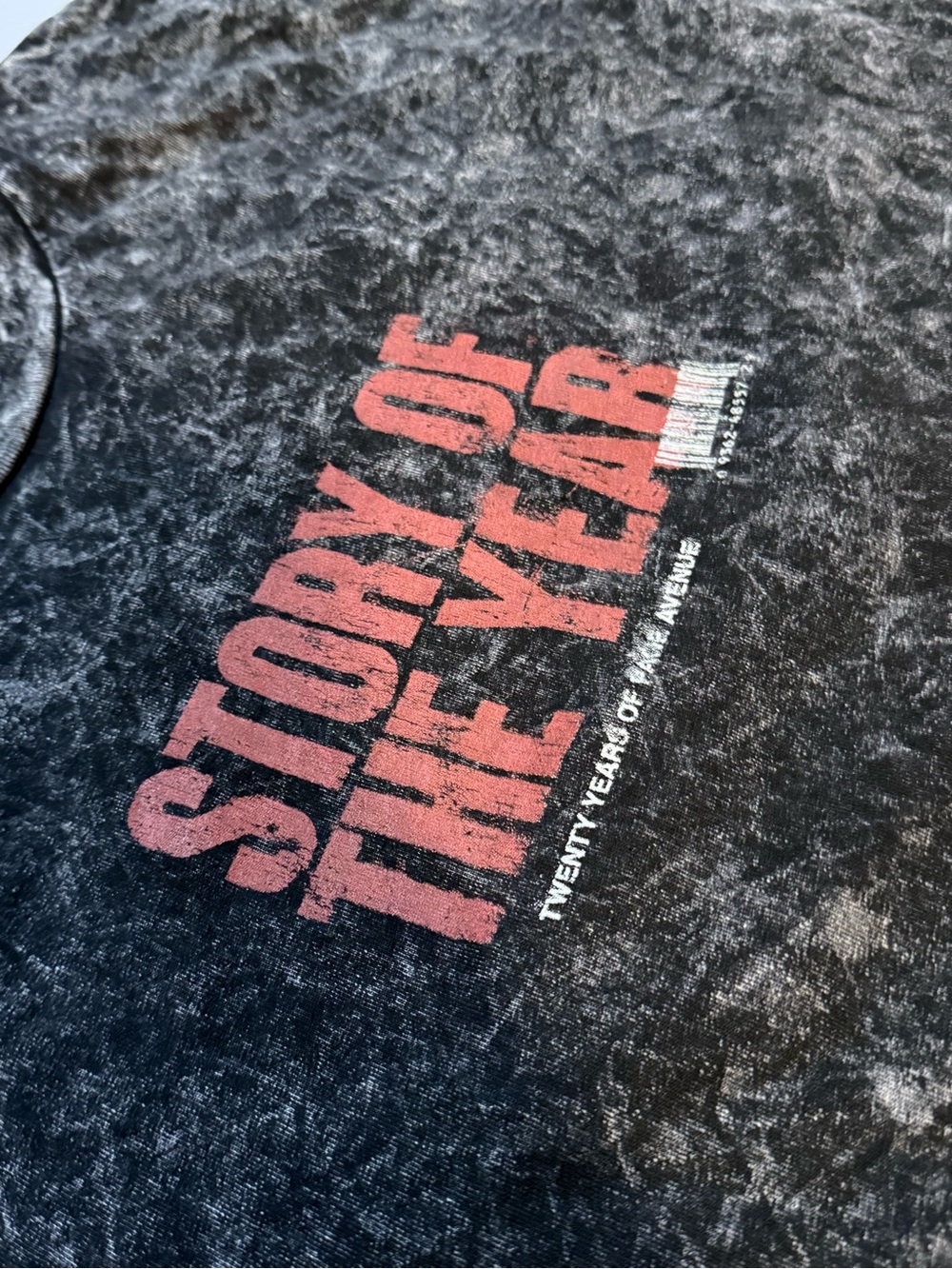Page Avenue Story of the year 20th year anniversary merch short sleeve - Picture 2 of 6
